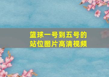 篮球一号到五号的站位图片高清视频