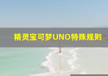 精灵宝可梦UNO特殊规则