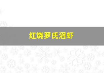 红烧罗氏沼虾