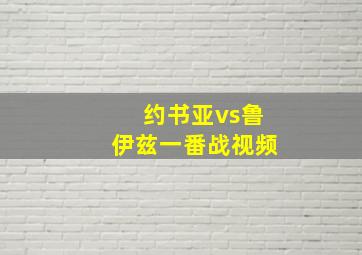 约书亚vs鲁伊兹一番战视频