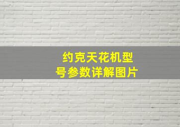 约克天花机型号参数详解图片