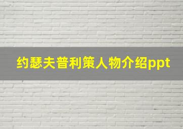 约瑟夫普利策人物介绍ppt