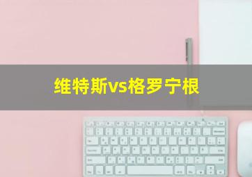 维特斯vs格罗宁根