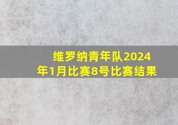 维罗纳青年队2024年1月比赛8号比赛结果