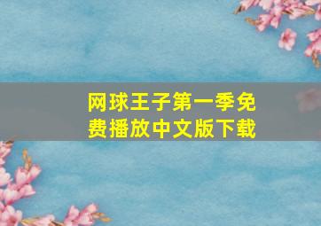 网球王子第一季免费播放中文版下载