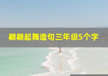 翩翩起舞造句三年级5个字