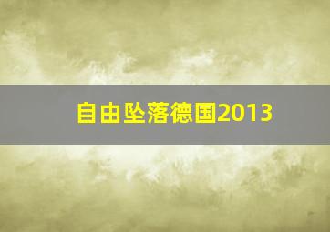 自由坠落德国2013