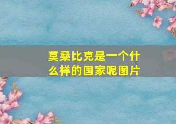 莫桑比克是一个什么样的国家呢图片