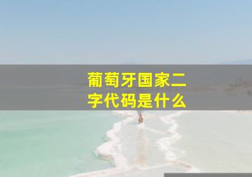 葡萄牙国家二字代码是什么