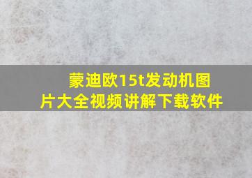 蒙迪欧15t发动机图片大全视频讲解下载软件