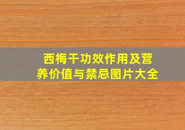 西梅干功效作用及营养价值与禁忌图片大全