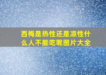 西梅是热性还是凉性什么人不能吃呢图片大全