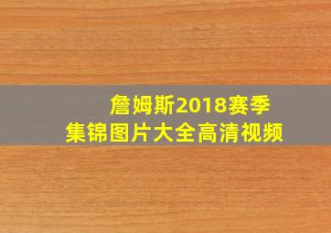 詹姆斯2018赛季集锦图片大全高清视频