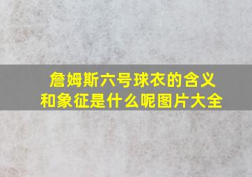 詹姆斯六号球衣的含义和象征是什么呢图片大全