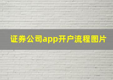 证券公司app开户流程图片