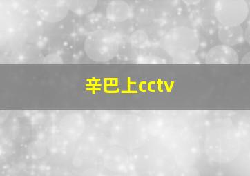 辛巴上cctv