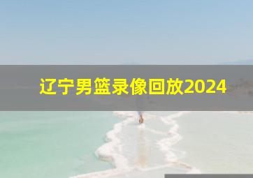 辽宁男篮录像回放2024