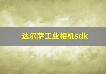 达尔萨工业相机sdk