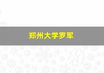 郑州大学罗军