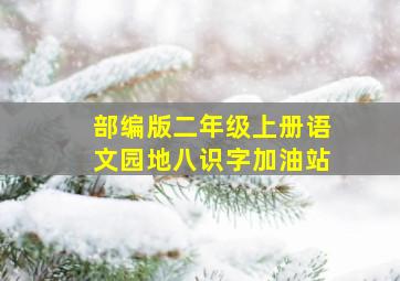 部编版二年级上册语文园地八识字加油站