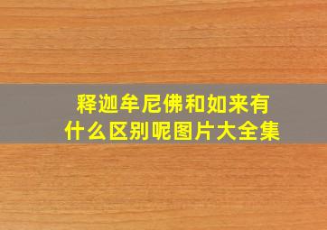 释迦牟尼佛和如来有什么区别呢图片大全集