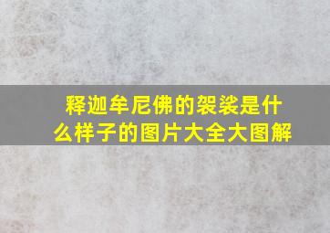 释迦牟尼佛的袈裟是什么样子的图片大全大图解