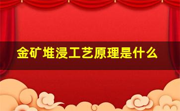 金矿堆浸工艺原理是什么