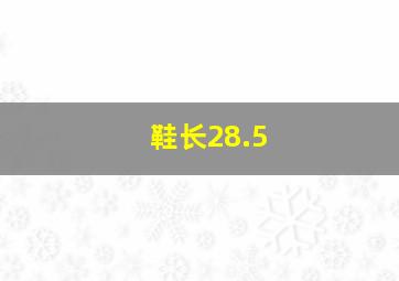 鞋长28.5