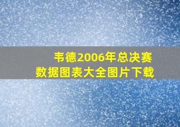 韦德2006年总决赛数据图表大全图片下载