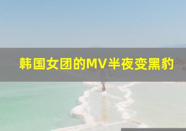 韩国女团的MV半夜变黑豹