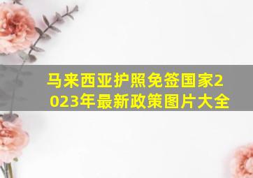 马来西亚护照免签国家2023年最新政策图片大全