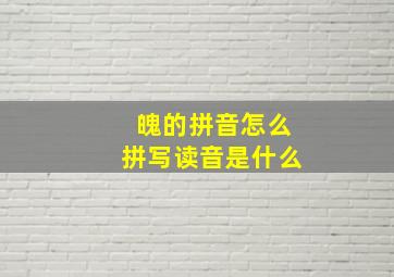 魄的拼音怎么拼写读音是什么