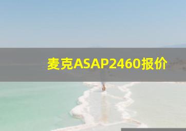 麦克ASAP2460报价